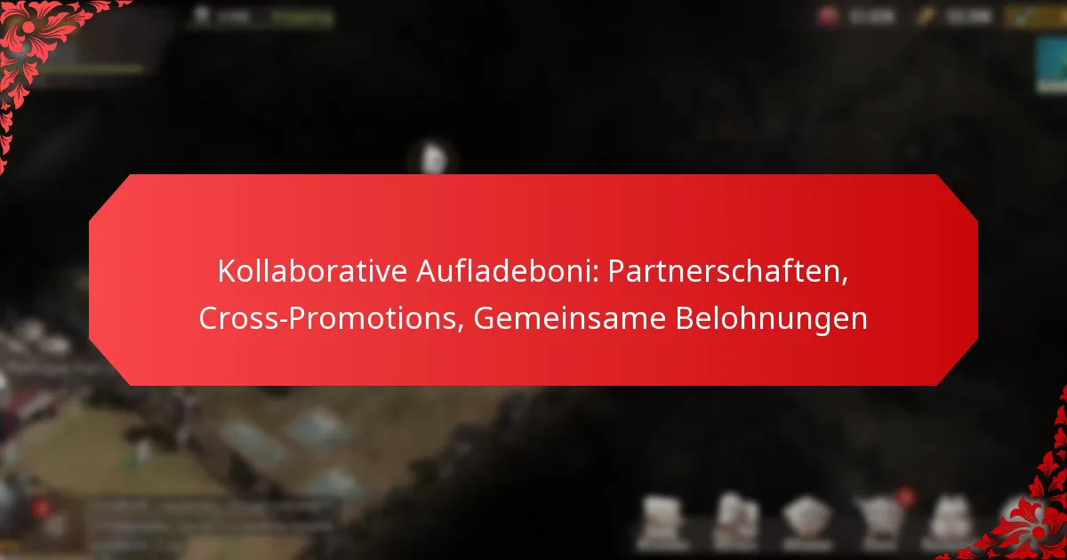 Kollaborative Aufladeboni: Partnerschaften, Cross-Promotions, Gemeinsame Belohnungen