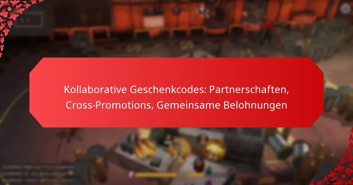 Kollaborative Geschenkcodes: Partnerschaften, Cross-Promotions, Gemeinsame Belohnungen
