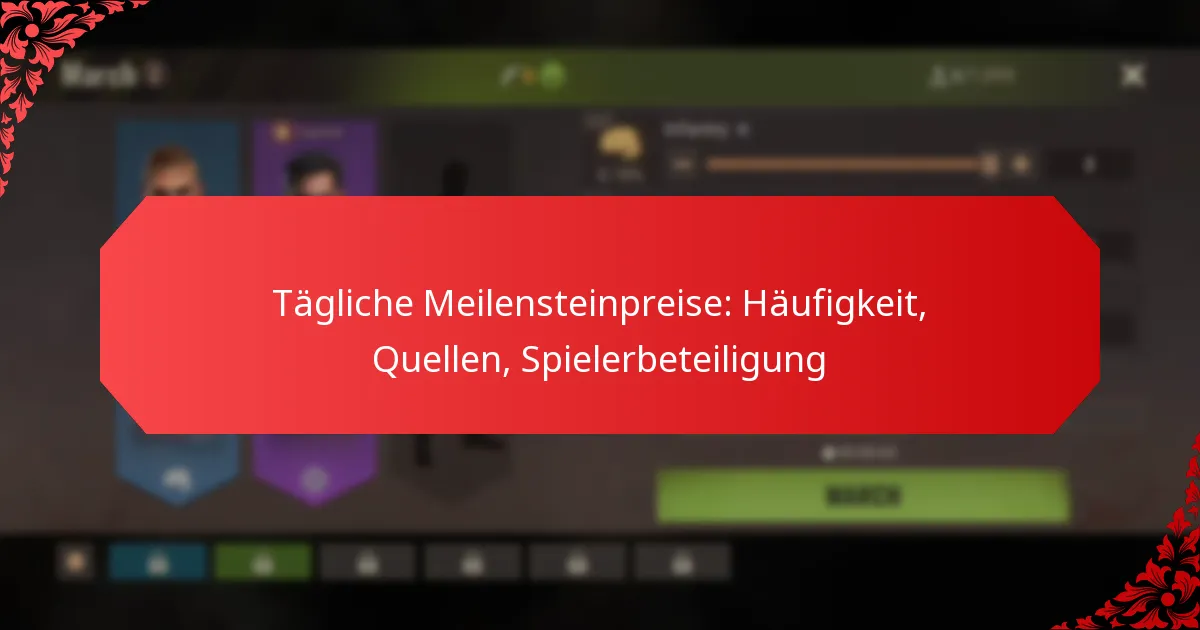 Tägliche Meilensteinpreise: Häufigkeit, Quellen, Spielerbeteiligung