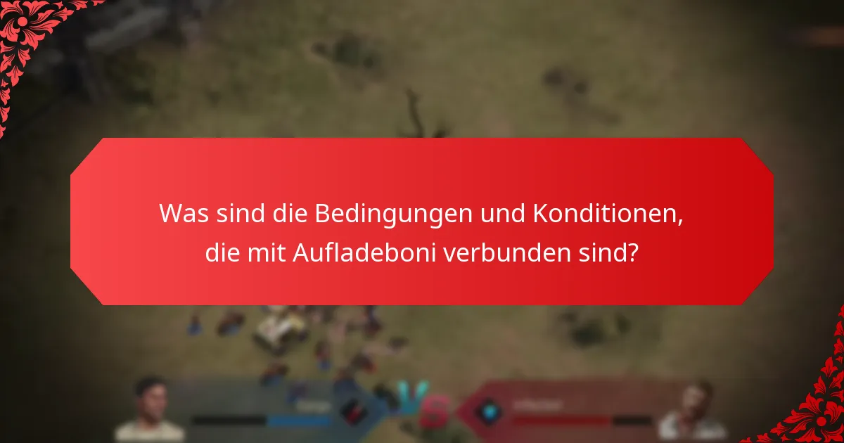 Welche speziellen Veranstaltungen bieten exklusive Aufladeboni an?