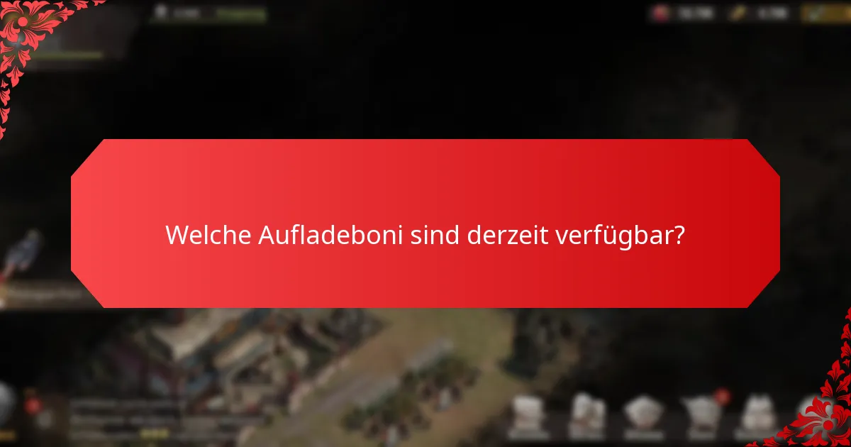 Was sind die häufigsten Probleme mit Aufladeboni?