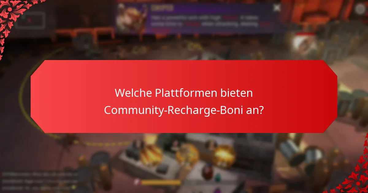Was sind die Herausforderungen bei der Implementierung von Community-Recharge-Boni?