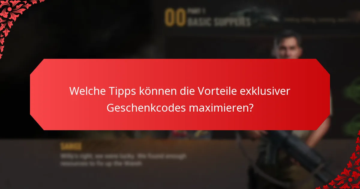 Welche besonderen Veranstaltungen sind mit exklusiven Geschenkcodes verbunden?